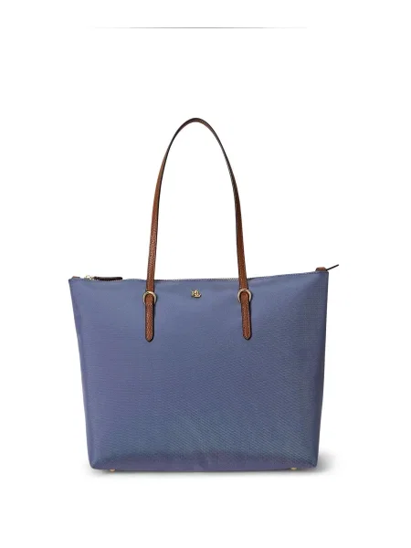 Geantă shopper Lauren Ralph Lauren albastru