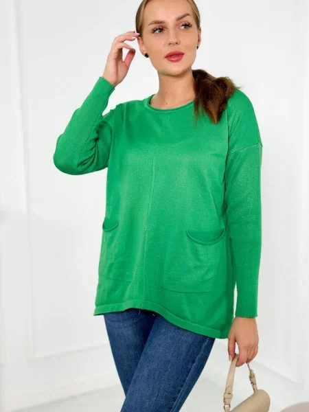Pulover Kesi verde