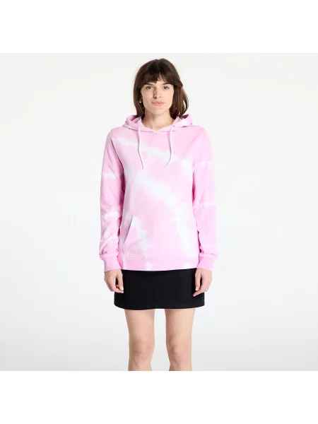 Bluza Urban Classics Ladies Tie Dye Hoody Pink XS różowa