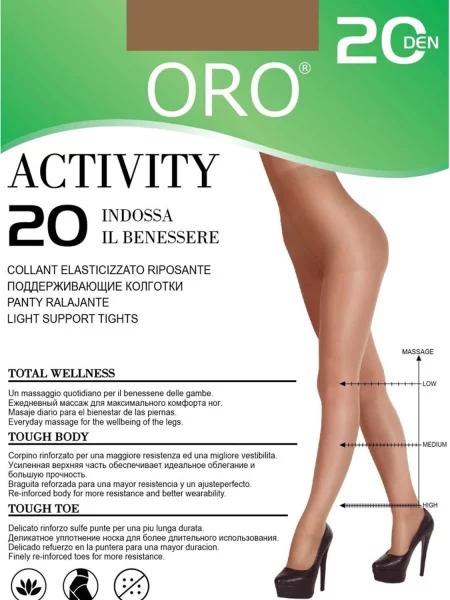 Колготы Oro черные