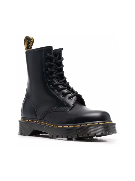 Dr. Martens Buty Kobieta 42 EU botki z cholewką i wzorzystą podeszwą czarny