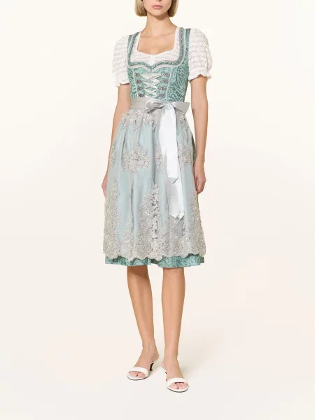 Krüger Bluzka Do Sukienki Bawarskiej Deike weiss biała