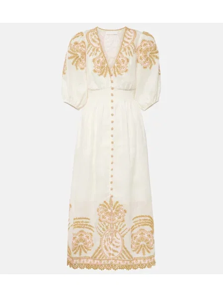 Rochie maxi Zimmermann de in de costum alb