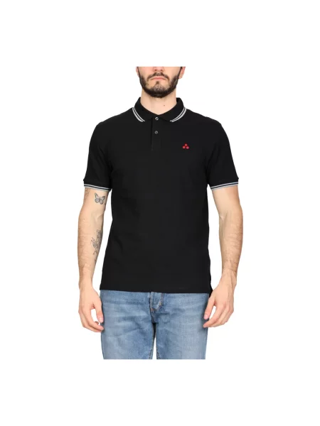 Koszulka polo Peuterey z logo czarna