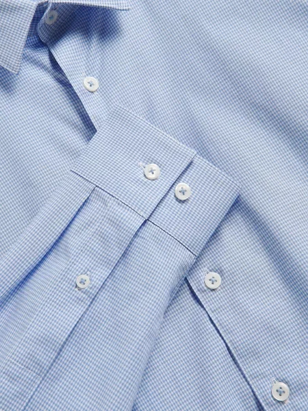 Reserved Картата сорочка slim fit блідо-блакитний блакитна