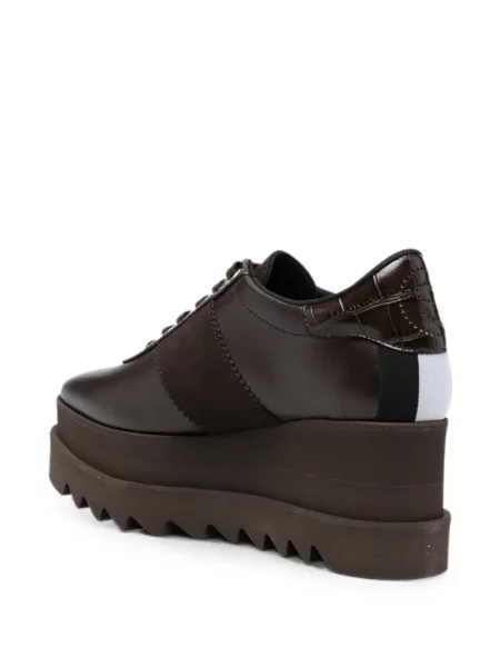 Sneakerși Stella Mccartney cu platformă maro