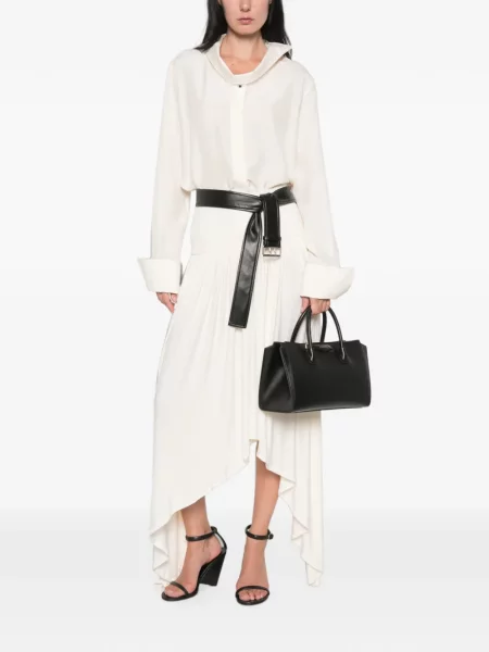 Копринена блуза Givenchy с волани