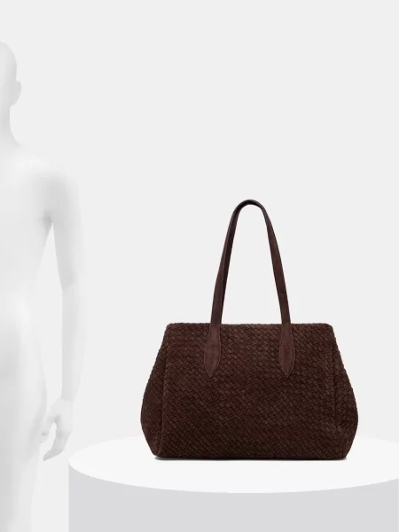 Műbőr shopper táska Answear.lab barna