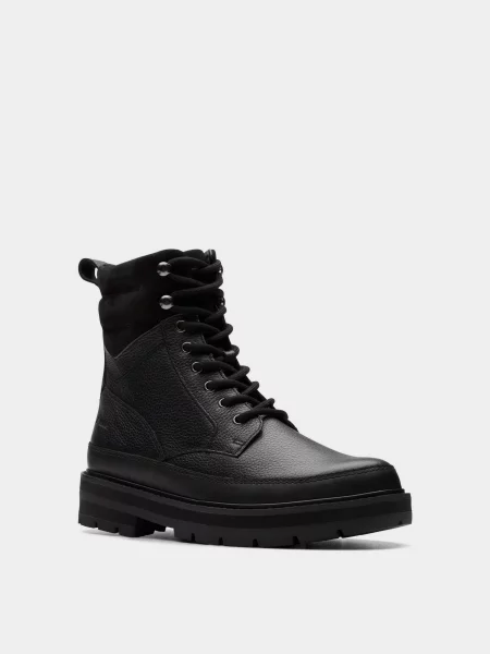 Детские ботинки Clarks черные
