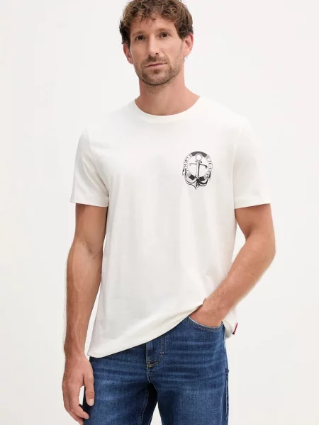 Tシャツ・カットソー ANDERSSON BELL UNISEX REMY PRINTED TYVEK T-SHIRT 5JH973 UNISEX REMY PRINTED TYVEK T-SHIRT atb1269u(BEIGE