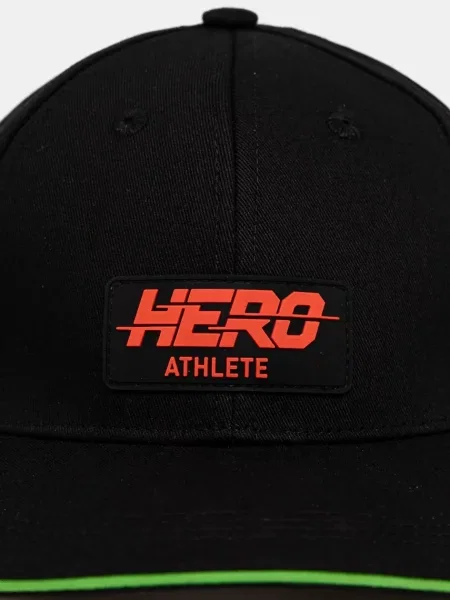 Шапка с козирка Rossignol Hero с апликация черно