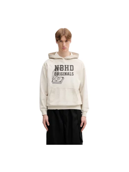 Bluza z kapturem Neighborhood beżowa