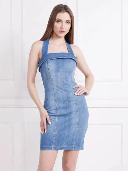 GUESS Rochie UNIQUE albastru