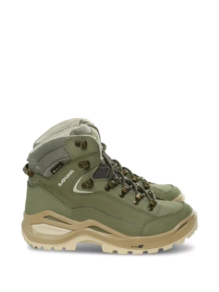 Botine Lowa cu șireturi din dantelă verde