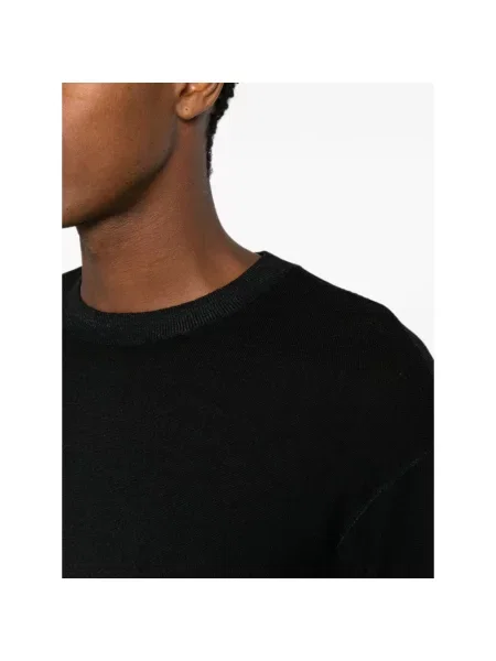 Sweter Emporio Armani wełniany czarny