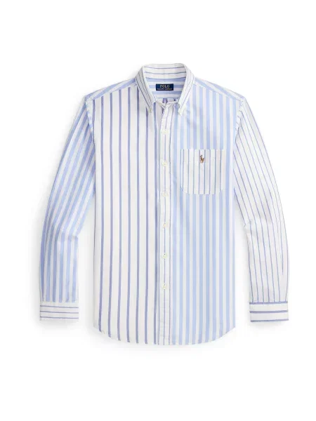 Polo Ralph Lauren Cămașă albastru / azuriu alb