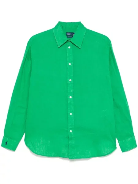 Portofel Polo Ralph Lauren din poplin cu imagine în carouri albastru