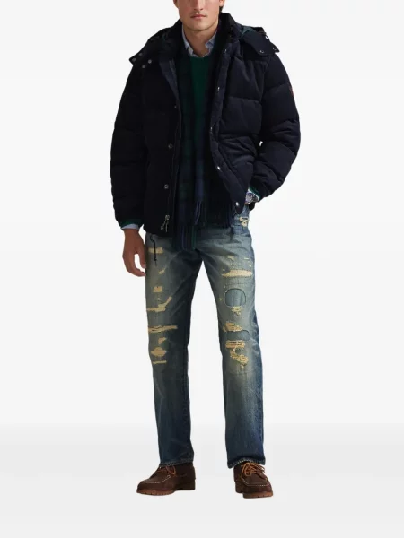 Μικρός κασκέτο Polo Ralph Lauren με χαμηλή μέση υφαίνω διαγωνίως πράσινο