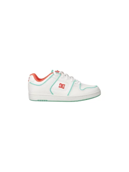 Sneakersy Dc Manteca skórzane białe
