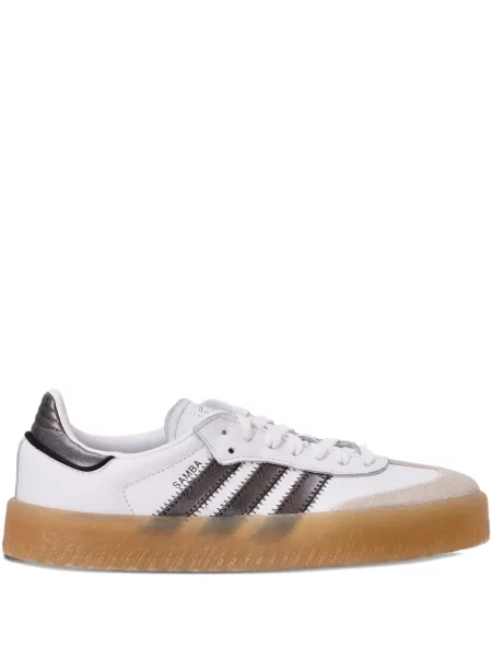 Кожени маратонки Adidas Originals бяло