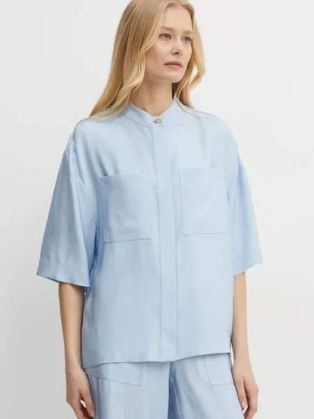 BOSS koszula niebieska