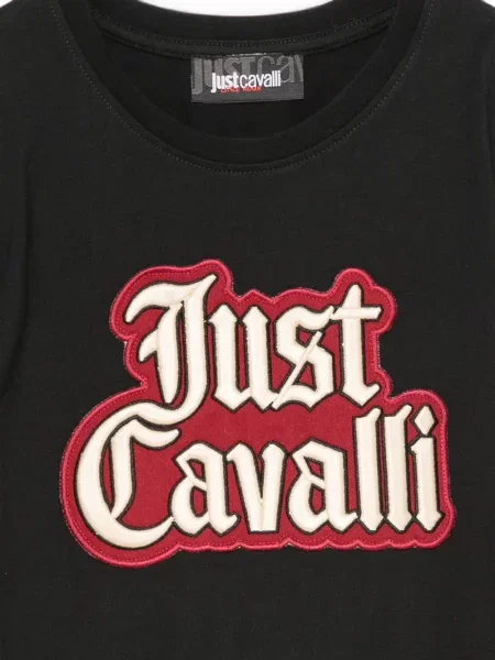 Koszulka dziecięca Just Cavalli czarna