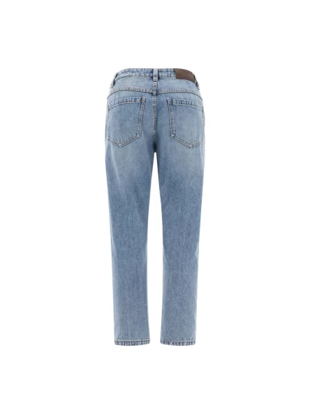 Jeansy Brunello Cucinelli niebieskie
