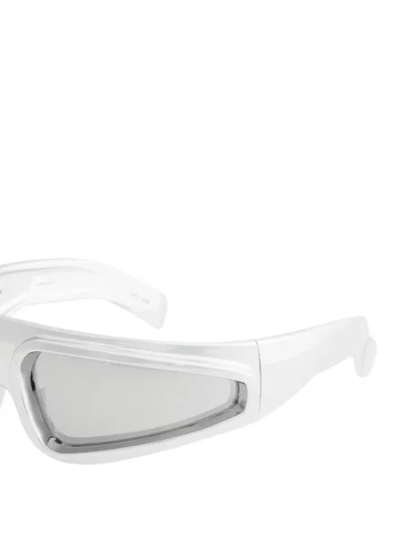 Ochelari de soare Rick Owens cu imprimeu geometric gri