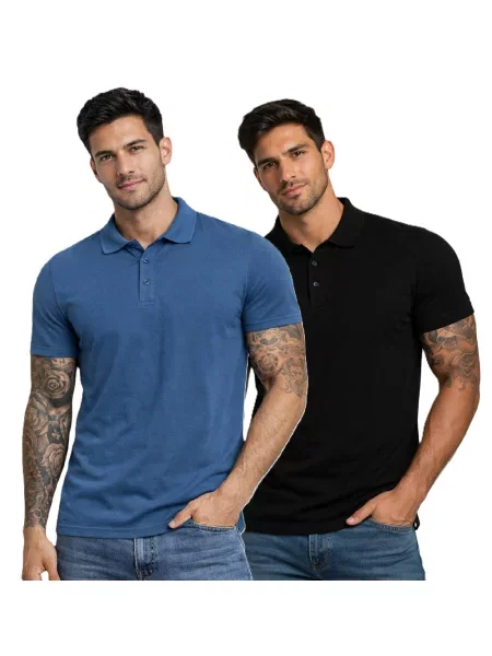 Tricou polo J.style negru