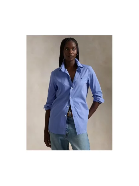 Polo Ralph Lauren koszula regular z kołnierzykiem klasycznym niebieski