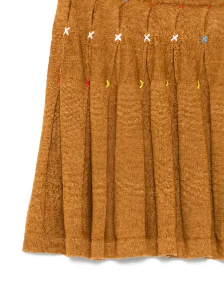 Fusta mini Yanyan Knits maro