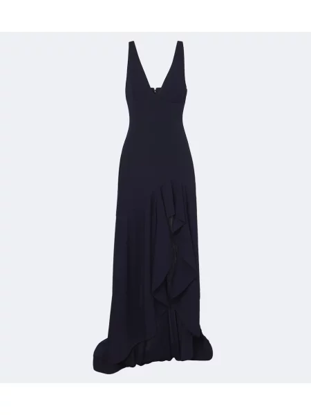 Rochie Stella Mccartney cu volane albastru