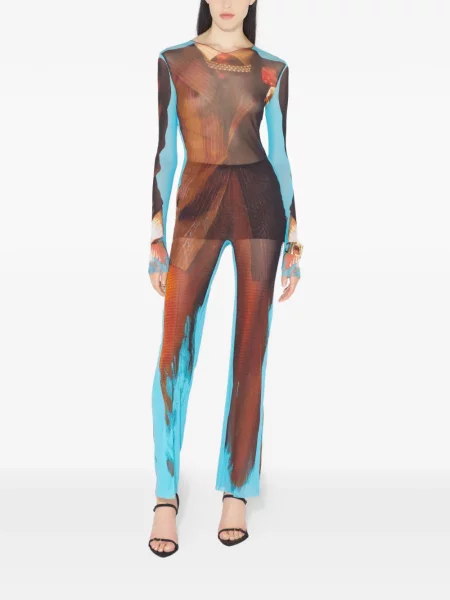 Pantaloni Jean Paul Gaultier tenis maro