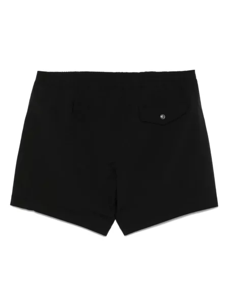 Dzianinowe kąpielówki Polo Ralph Lauren w paski czarne