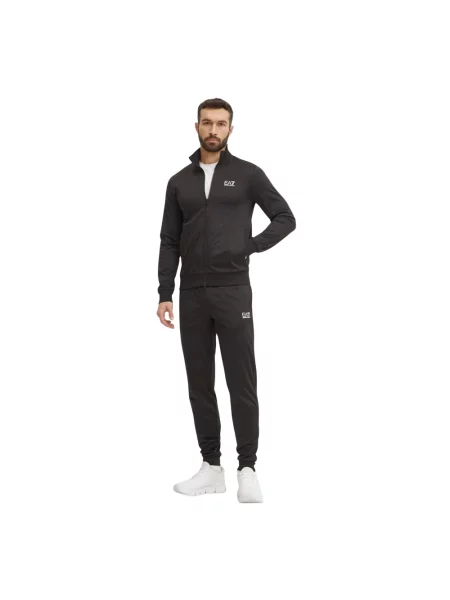 Komplet dresowy Ea7 Emporio Armani na siłownię czarny
