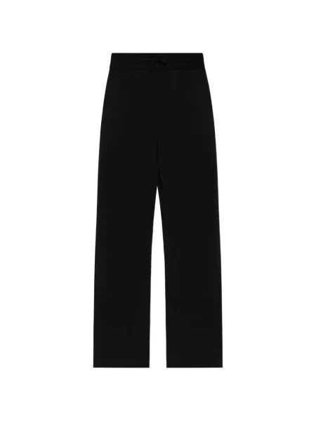 Pantaloni Balmain cu broderie cu cordon negru