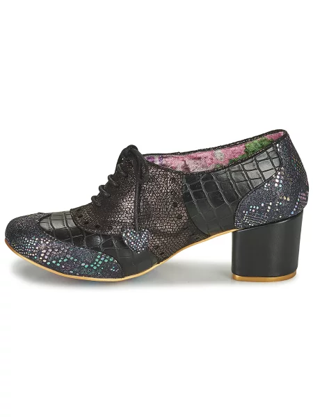 Pantofi Irregular Choice cu funde negru