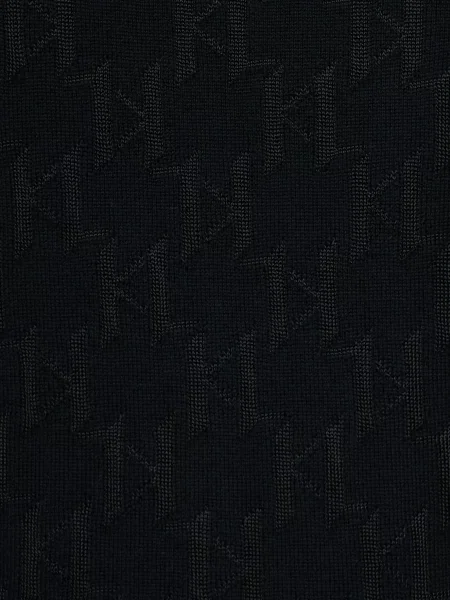 Шерстяной свитер Karl Lagerfeld черный