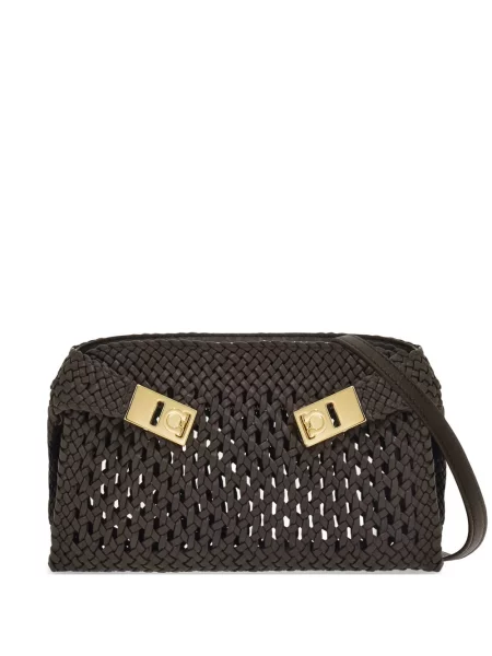 Geanta crossbody Ferragamo maro
