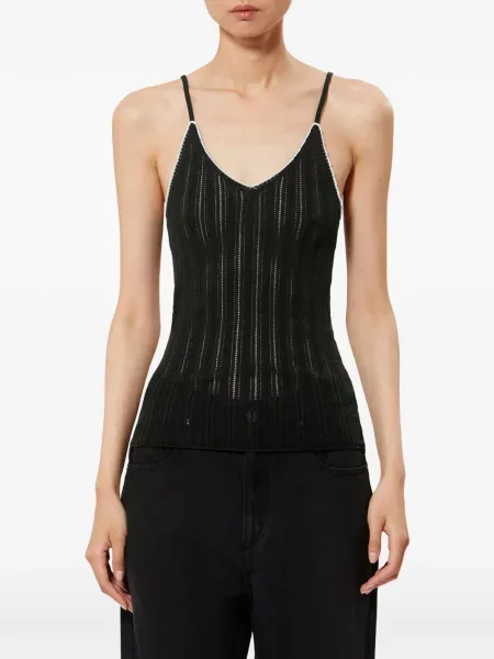 Pulover Isabel Marant cu decolteu în V negru