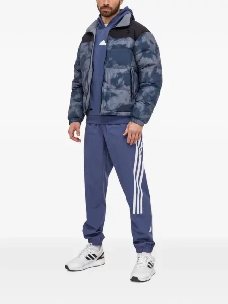 Geacă The North Face cu imagine albastru