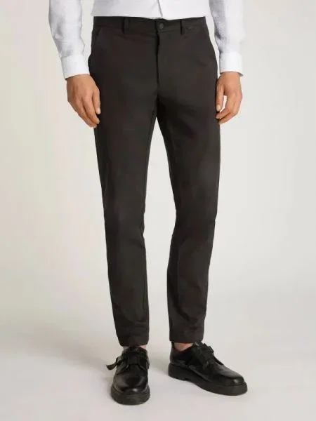 Calvin Klein Chino nadrág | stretch fekete