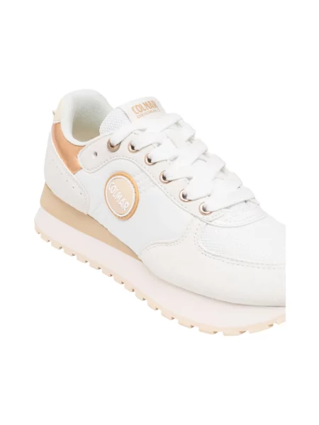 Sneakersy Colmar skórzane białe
