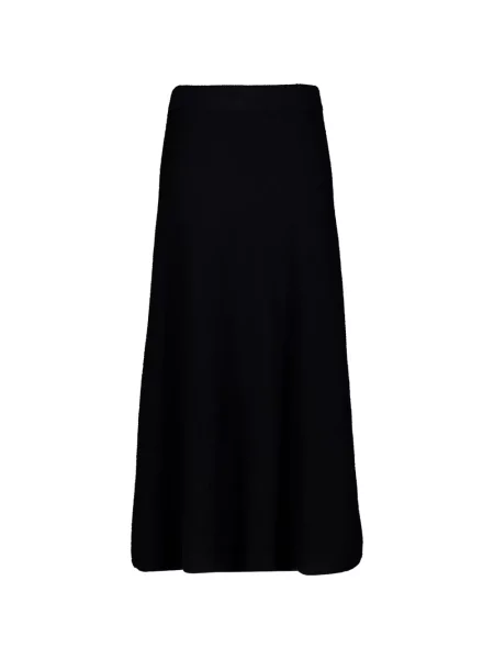 Fustă midi Lisa Yang tricotate negru