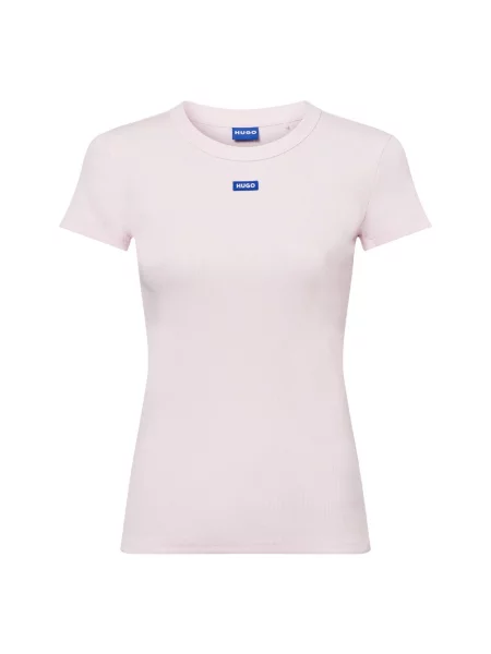HUGO BLUE Koszulka Easy Tee_B Kobiety różowy jednolity S niebieska