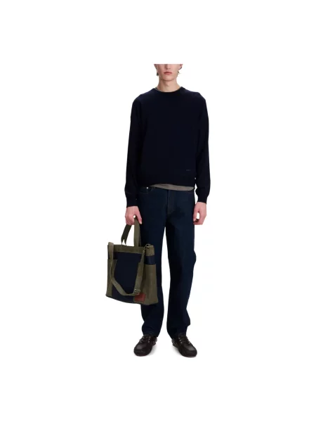 Sweter A.p.c. wełniany niebieski