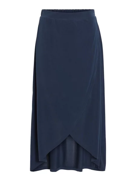 VILA Fustă VIMODALA bleumarin