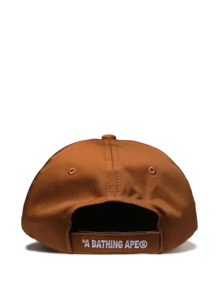 Șapcă A Bathing Ape® cu broderie maro
