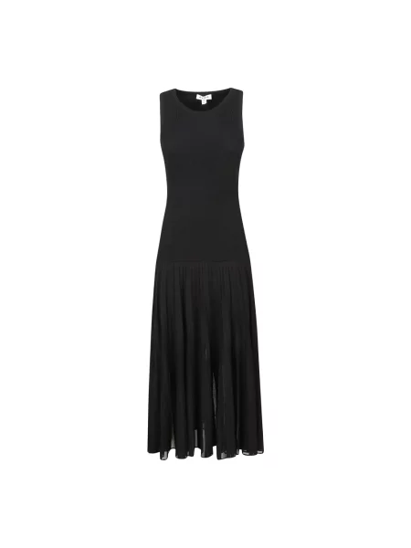 Sukienka Alaïa z siateczką z siateczki czarna