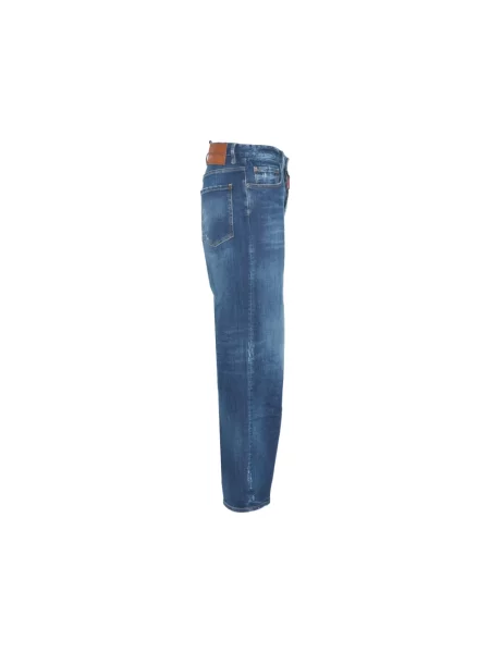 Szerokie jeansy Dsquared2 niebieskie